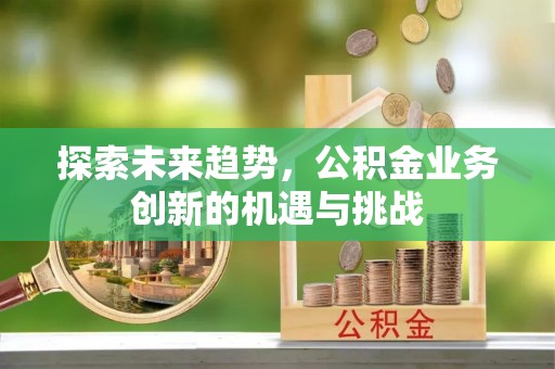 满州探索未来趋势，公积金业务创新的机遇与挑战